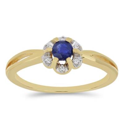 BUY 925 SILVER NATURAL BLUE SAPPHIRE GLASS FILLED GEMSTONE RING